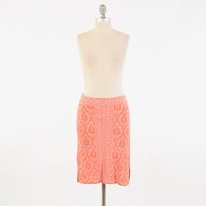 Tracy Reese Grecian-Print Silk Jersey Pencil Skirt